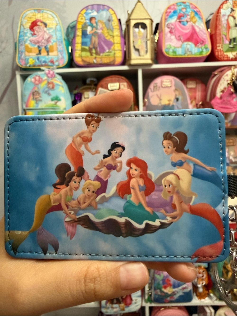 Little Mermaid Ariel and her sisters Cardholder Wallet - Disney Princess Design - Picture 2 of 4